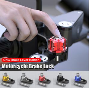 Kpqsea CNC Motorcycle Brake Lever Parking Lock Catch Brake Switch Holder for Yamaha NMAX 155 NMAX 125 NSS 300/350/750 XMAX 400/300/250
