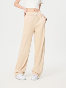 Fun Banana Wide Leg Pants Womens Summer Jazz Street Dance Training Sports Casual Pants Street Style Natural Waist Fruit Pattern