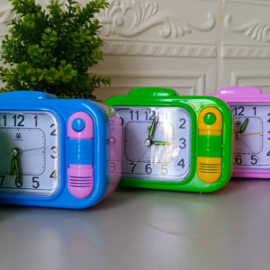 Alarm Clock Analog with Backlight Snooze Loud Bell Sound Silent Quartz Bedroom Table Home Clock