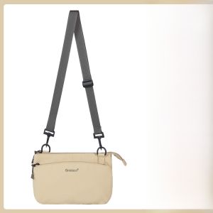 Qminica Lightweight Crossbody Bag Womens Multi-layer Waterproof Single Shoulder Bag Casual Leisure Storage Bag