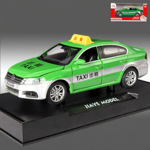 Six-door Taxi Toy Car