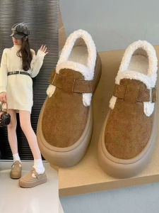 JIFANPAUL | Thick-Soled Fur-Lined Warm Boots One Step
