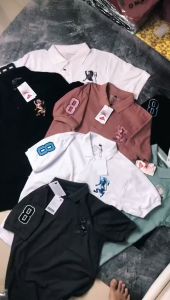 Kaos Polo Shirt Pria Dewasa Kaos Kerah GIORDANO 3D LION Premium