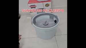 Bộ lau nhà xoay 360 TÁCH NƯỚC BẨN SUNHOUSE KS-CL235PB tiết kiệm 60% nước - CHÍNH HÃNG