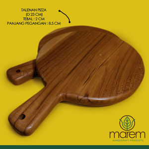 Talenan Kayu Jati | Talenan Kayu Pizza | Wood Serving | Cutting Board