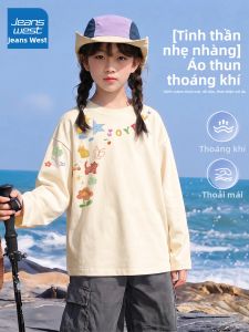 Jeanswest | Áo Thun Dài Tay Mùa Thu Phong Cách Thường Ngày 100% Cotton