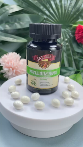 Organic Psyllium Husk CapsulesNatural Fiber SupplementsDigestiveut Health Assists Bowel Movements Helps Eliminate Toxins