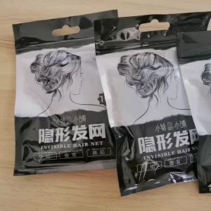 10pc Hair Net invisible Ikat Rambut tie hair net bun hair rubber band dancer Jaring rambut隐形发网透明发棉盘发包
