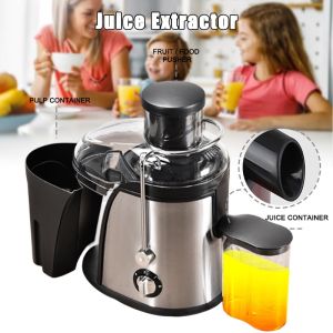 【Ready Stock 】Powerful Electric Juice Extractor Juicer Blender Fruit Vegetable Slow Juicer Machine 800W 2 Speed 榨汁机汁渣分离自动果汁机