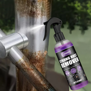 4.05oz Car Rust Remover Spray: Iron Powder Formula Penetrating Cleaner Chrome Restorer Wheel Hub Iron Cleaning & Polishing
