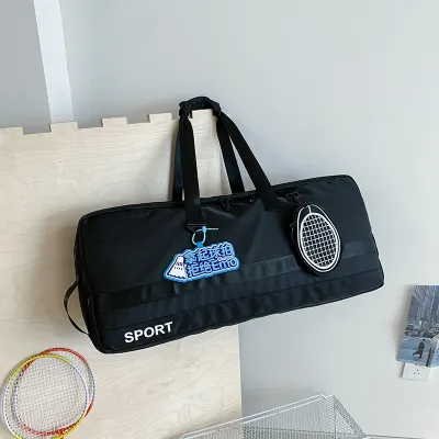 Large Capacity Waterproof Racket Bag With Shoe Compartment