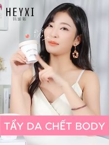 Kem Tẩy Da Chết Body Chiết Xuất Đào HEYXI Tươi Hủ 200g – Dưỡng Sáng Da Loại Bỏ Da Chết Giúp Da Mềm Mại