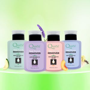 Nước Rửa Dưỡng Móng Tay Cao Cấp Hương Bơ Kem Đào Lavender Mỹ Phẩm Quyên Chính Hãng 200ml