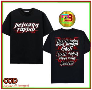 Kaos T-Shirt Pejuang Rupiah Ukuran Anak Dan Dewasa Combet 30s Bisa Custom Nama/Kata-Kata Pilihanmu