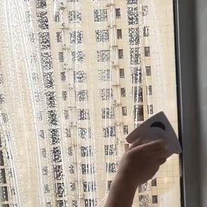 Double Side Glass Cleaning Brush Magnetic Window Cleaner Window Brush Glass Cleaner Car Wiper Window Cleaning Brush Household High-Rise Glass Window Cleaning Tools (Suitable for 3-8 mm single-layer glass)