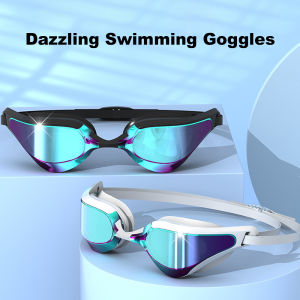 2024 New Adult Swimming Goggles Professional Leakproof Wide-Angle Lens Broad View Anti-UV Coating Anti-Fog for Men and Women