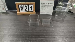 Mishilei 50pcs Transparent Dessert Cake Box Sandwich Box Mousse Cake Packaging Box Gift Kotak Kek Tiramisu蛋糕盒