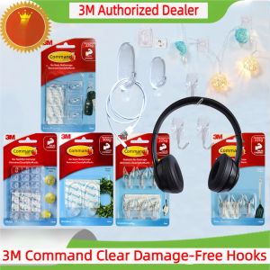 3M Command clear hooks Command Damage-free Decorating Clips Wire Toggle Hooks Mini Clear plastic hook Command Transparent hook