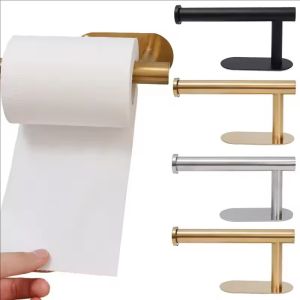 Kitchen Paper Towel Holder / Wall-mounted Stainless Steel Organizers Holder / No Punching Tissue Hanger Rack