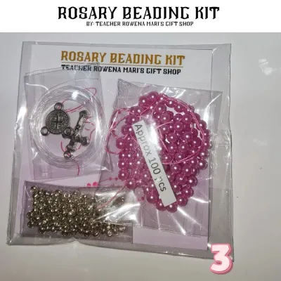 Teacher Rowena Mari | DIY ROSARY BEADING KIT #1 - #10 | Small Beads