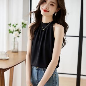 puella | Áo Blouse Chiffon Quai Dây Độc Đáo Thiết Kế Pháp