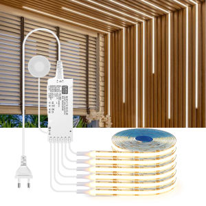COB Linear Embedded LED Strip Ceiling Grille Panel Wall Decoration LightsLED Tape Self-Adhesive Living Room Ambient Wall Lamp
