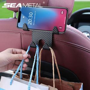 Upgrade Car Back Seat Hook Multi-function Car Headrest Hook Holder 360° Rotation Storage Hook