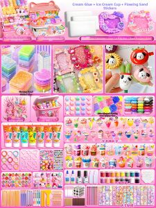 Transparent Free Resin Clay Set DIY Handicraft Material