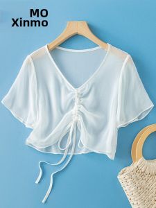 XMO | Light Silk Breathable Bolero White