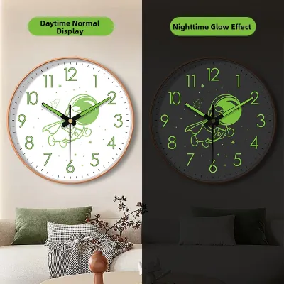 ZHONGNAIER | Nightlight Silent Movement Wall Clock