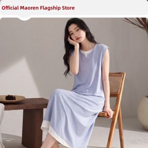 MiiOW | Summer-Autumn Thin Breathable With Padding Wearable Dress