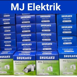 Klem Kabel Beton/ Cable Clip Beton/ Paku Klem Kabel 9mm SHUKAKU MJ Elektric
