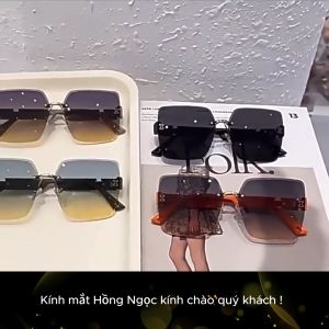 Kính mát nữ chữ H Hottrend hàng chất lượng mắt kính chống tia UV