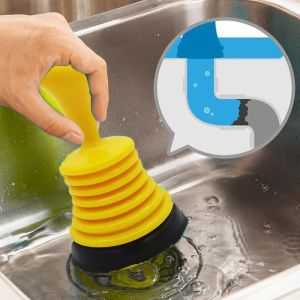 Suction Cup Toilet Plungers Press Clean Sink Drain Pipe Bath Buster Sucker Clog Remover Rubber Plunger Tool