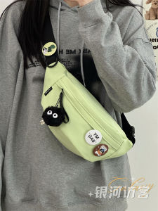 Summer Sports Leisure Chest Bag Mens Japanese Style Ins Minority Simple Easiest for Match Students Crossbody Bag Teenage Leisure Bag