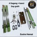 Paket Handle pintu rumah 4 pcs set kunci panjang 45 cm 60 cm/Tarikan pintu rumah 2 dua set kunci/Gagang pintu rumah 2 dua pintu/4 Handle pintu set kunci/Gagang pintu kayu satu set/Handle pintu rumah satu paket/Tarikan pintu kamar/Gagang pintu 4 pcs. 