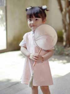 Trang Phục Hanfu Cho Bé Gái Mùa Hè Mới Mỏng Hoa Phong Cách Trung Hoa Cổ Điển Cho Trẻ Em Trang Phục Truyền Thống Trung Hoa Cho Bé Gái