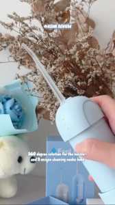 Feel Fresh AquaJet Mini Water Flosser - Portable Electric Oral Irrigator USB Rechargeable