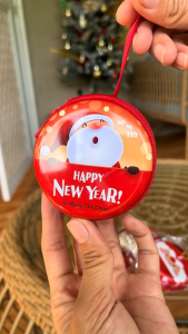 Christmas and New Year Gifts for Children Round Coin Purse Christmas Gift Decoration Package Box Christmas