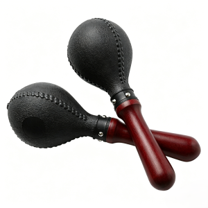 Miwayer Professional Maracas Pair of Sand Hammer ABS Plastic Shell with Wooden Handles for Live Performance Recording Party