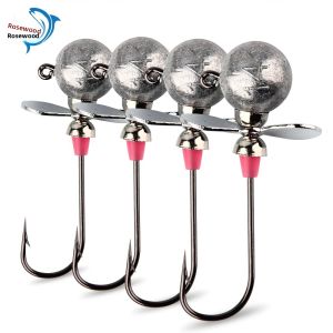 Mồi Câu Giả Rosewood Swimbait Jighead Có Lưỡi Dao 5g 7g 10g 14g Móc Trượt Thân Dài Dùng Cho Câu Cá Biển Và Nước Ngọt Cá Vược Cá Rô Phi Gói 2 Cái