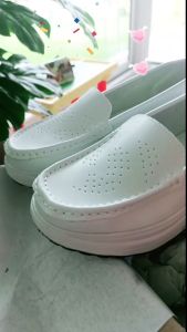 คัชชู รองเท้า สุขภาพ กระบวนการ คัชชู สีขาว สีดำ ทรงสวย รองเท้า พยาบาล