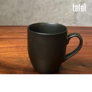 SIERA Mug Gelas Keramik Jumbo Black Matte HORECA 500 ml