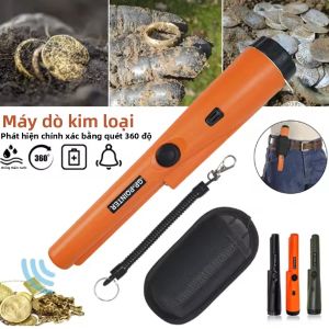Máy Dò Kim Loại Cầm Tay GP-Con Trỏ Chống Thấm Nước Chất Lượng Cao Có Đèn LED Định Vị Vòng Tay Cần Phát Hiện An Ninh Máy Dò Kim Loại