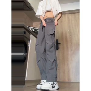 American Style Lightweight Nylon Camouflage Paratrooper Pants Mens Summer Quick Dry Workwear Hiking Mountain Climbing Trousers