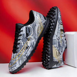 Soccer Shoes Childrens Adult Fashion Spikes Soccer Shoes Mens Womens Outdoor Soccer Boots Futsal Boots