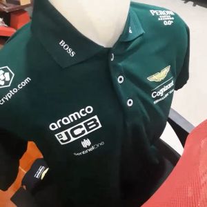 Aston Martin Aramco F1 New 2023 ( Replica ) topikustore Kaos Polo