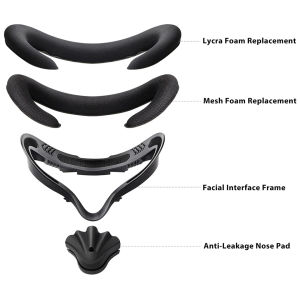 Foam Replacement Widen 3D Shaped Facial Interface Bracket Accessories For Oculus Quest 2 Breathable Sweat Guard Face Pad