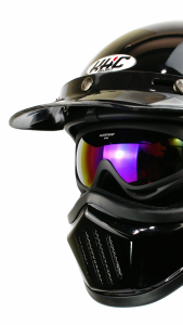 KHC Helm Cakil Fullface Pet Gogle FREE ST+BAFF MASKER