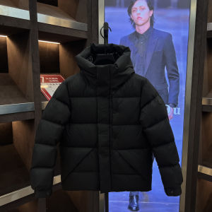 Áo Khoác Lông Vũ Dày Cho Nam Mùa Đông 2024 Thời Trang Thường Ngày Dài Tay Quần Áo Công Sở Trang Phục Công Sở Màu Trơn